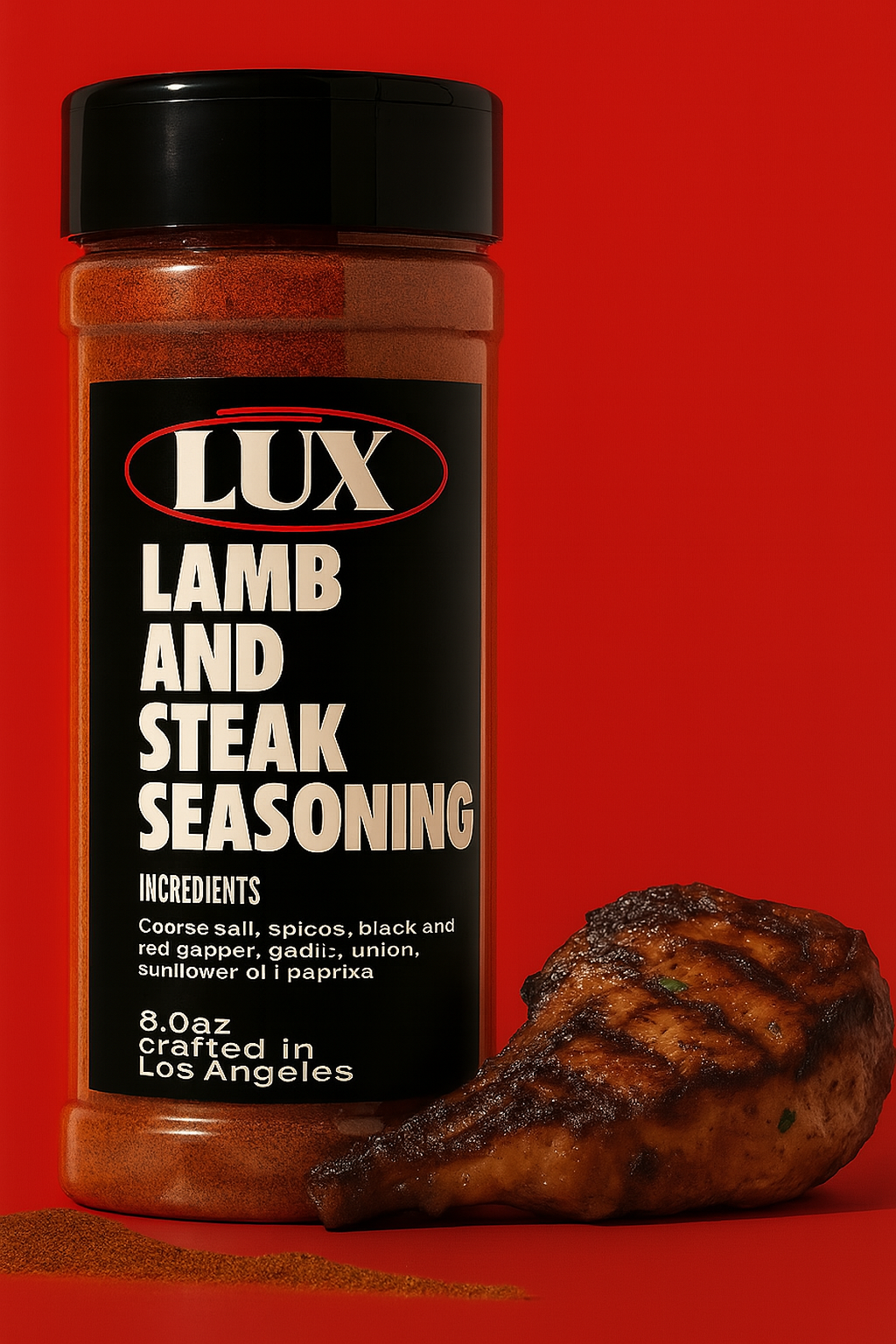 Lux Lamb and Steak Seasoning 8oz